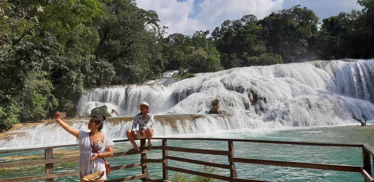 Posada Tzeltal Arroyo Agua Azul Exteriér fotografie